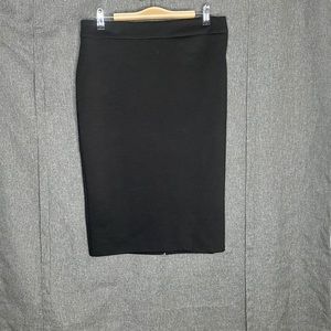 Pencil, wrap-around skirt